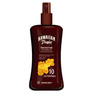 Изображение Hawaiian Tropic Spray Huile Solaire Protectrice SPF 10