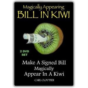 Изображение DVD Billet dans le kiwi (Set de 2 DVD) Carl Cloutier Empruntez un billet de banque et faites le signer pendant que vous sortez un kiwi pour lui confier. ... »  