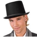 Изображение Chapeau de magicien Ce chapeau de magicien est un haut de forme en feutrine noire. Taille - 13 cm de haut. Diamètre (i... » 
