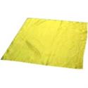 Image de Foulard en soie jaune 20 x 20 cm Foulard en soie jaune de 20 x 20 cm à utiliser par exemple avec son Faux Pouce.