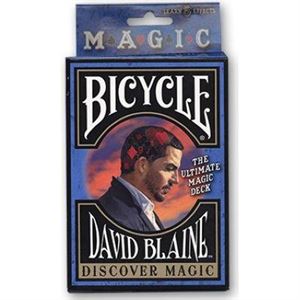 Immagine di Jeu biseauté David Blaine (Bicycle) Un jeu de cartes à de multiples possibilités -Donnez le jeu à mélanger à un spectateur et séparez in... » 