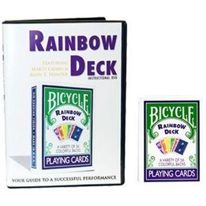 Immagine di Jeu rainbow (Bicycle avec DVD) Le jeu Rainbow est l'effet le plus visuel de la magie des cartes !Bien que ce jeu soit utilisé par d... » 