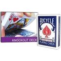 Immagine di Knockout Un jeu de cartes Bicycle est étalé en ruban sur la table des 2 côtés pour montrer que tous les dos s... » 