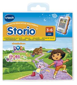 Image de Jeux Storio et Storio 2 Vtech Dora Age minimum 3 ans Age maximum 6 ans