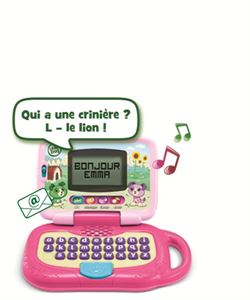 Immagine di Mon Ordi Leaptop (nouvelle version) Leapfrog Rose Age minimum 2 ans Age maximum 5 ans