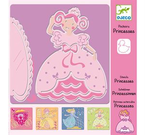 Immagine di Djeco 5 pochoirs Princesses Age minimum 6 ans