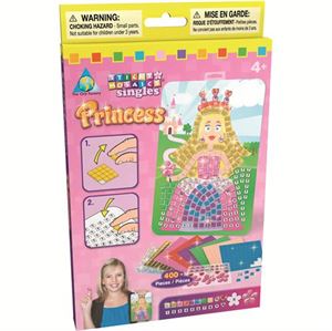 Immagine di Orb Factory Loisir Créatif Sticky Mosaics Singles Princesse Age minimum 4 ans