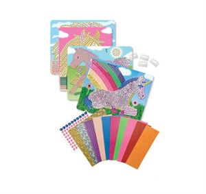 Immagine di Orb Factory Loisir Créatif Sticky Mosaics Licornes et Poneys Age minimum 5 ans