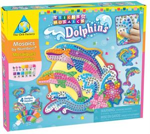 Picture of Orb Factory Loisir Créatif Sticky Mosaics Dauphins Age minimum 5 ana