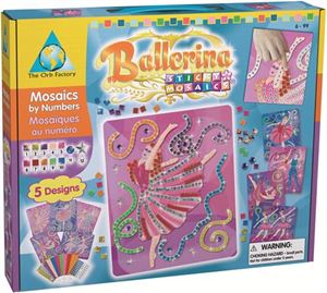 Bild von Orb Factory Loisir Créatif Sticky Mosaics BallerinesAge minimum 5 ans