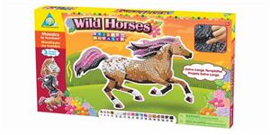 Immagine di Orb Factory Loisir Créatif Sticky Mosaics Wild Horses Age minimum 5 ans