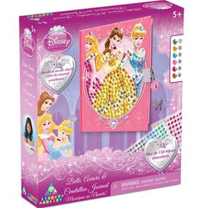 Immagine di Orb Factory Loisir Créatif Sticky Mosaics Disney Princess Journal Age minimum 5 ans