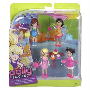 Immagine di Coffret Polly Pocket et ses Amies Mattel CPCK PRTY 4 PK W8732 Age minimum 4 ans