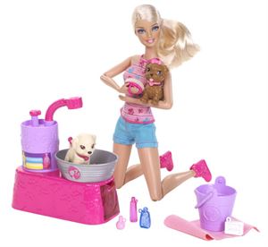 Immagine di Mattel Barbie Le bain des chiens Age minimum 3 ans