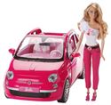 Picture of Barbie Fiat 500 Mattel Rose Age minimum 3 ans