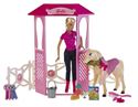 Immagine di Mattel - Maison de Barbie - Barbie palfreniere + ecurie  Poupée  3 ans 