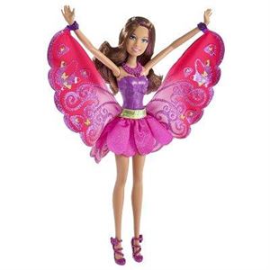 Immagine di Mattel -Fées et princesses - Barbie Fée stylée mauve  Poupée  3 ans 