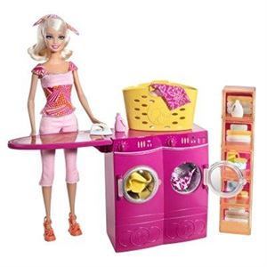 Immagine di Mattel - Barbie I can be avec mobilier  Blanchisserie Poupée  3 ans 