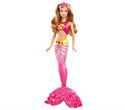 Immagine di Mattel - Barbie - Sirène royale - Blonde rose Poupée  4 ans 