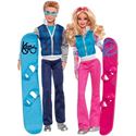 Picture of Mattel - Barbie et Ken en snowboard Poupée  Autres 