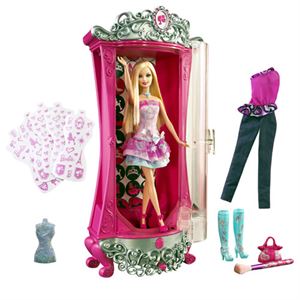 Immagine di Mattel Barbie Armoire paillettes magiques Age minimum 3 ans