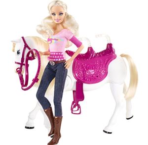 Immagine di Mattel Barbie Barbie Cheval Trotteur pour 2 Age minimum 3 ans