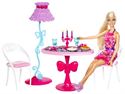 Immagine di Barbie Glamour Salon avec table pour dîner en amoureux Mattel Age minimum 3 ans
