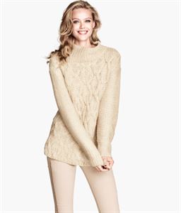 Immagine di H&M Pull col roulé en maille 