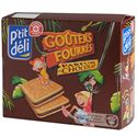 Immagine di Biscuits P'tit Déli Goûters Fourrés chocolat 450g