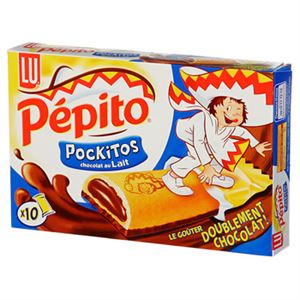 Immagine di Biscuits Pépito Lu Pockitos Chocolat lait 295g