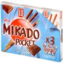 Image de Biscuits Lu Mikado Pocket Chocolat lait 3x39g