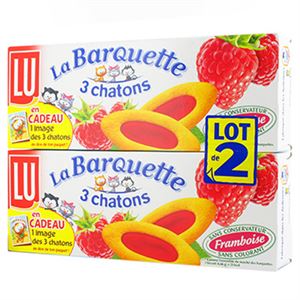 Immagine di Biscuits La Barquette Lu Framboise 2x120g