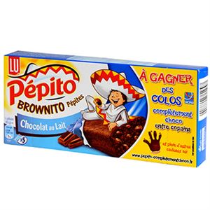 Image de Biscuits Pépito Lu Brownito Chocolat au lait 150g