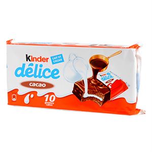 Image de Biscuits Kinder délice cacao Pack de 10 420g