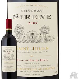 Picture of Château Sirène Saint-Julien Rouge 2009  Saint-Julien