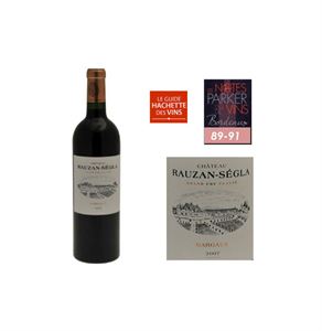 Image de Château Rauzan-Segla Margaux Rouge 2007  Margaux Grand Cru Classé