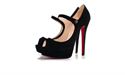 Picture of Louboutin Bana Veau Velours 140 mm