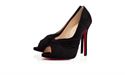 Изображение Louboutin Drapadita Veau Velours 120 mm