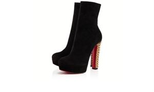 Picture of Louboutin Taclou Booty Veau Velours 140 mm