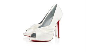 Immagine di Louboutin Drapadita Crepe Satin 120 mm