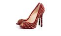 Image de Louboutin Flo Spikes Veau Velours 120 mm