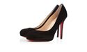 Picture of Louboutin New Simple Pump Veau Velours 120 mm