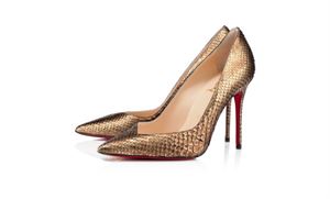 Изображение Louboutin Completa Python 100 mm