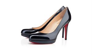 Picture of Louboutin New Simple Pump Metal Vernis 100 mm