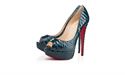 Picture of Louboutin Lady Peep Python 150 mm