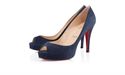 Picture of Louboutin Very Prive Veau Velours 100 mm