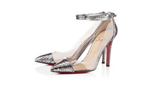 Image de Louboutin Un Bout Watersnake 100 mm