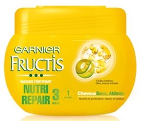 Immagine di Masque Réparateur - Fructis Nutri Repair 3 Huiles de Garnier cheveux secs