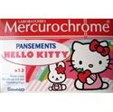 Image de Pansements Mercurochrome hypoallergéniques Hello Kitty x 12